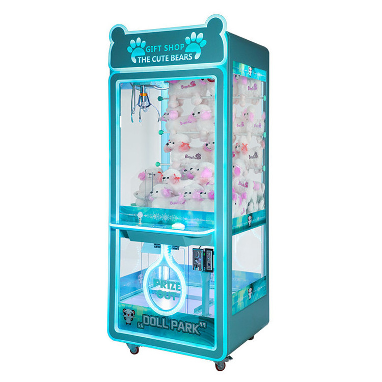 Coin Operated Cute Bear Claw Crane Claw Toy Catcher Midnight Maximum Tune 5 Custom Arcade Game