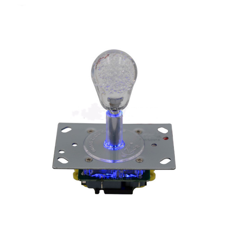 Illuminated Fighting Joystick LED Arcade Joystick with Bat Top LED Fighting Joystick For Crane machine/fishing machine