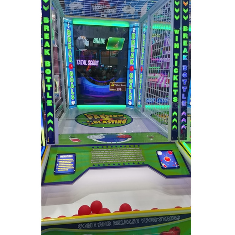 Passion Blasting Carnival Throwing Ball Arcade Game Machine Skill Games Machine For Sale Made In China