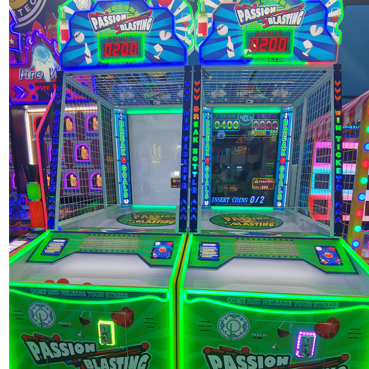 Passion Blasting Carnival Throwing Ball Arcade Game Machine Skill Games Machine For Sale Made In China