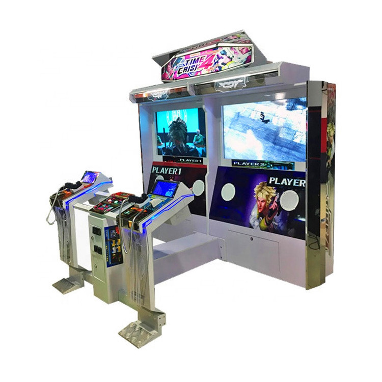 Coin Operated 2 Players Time Crisis 4 Shooting Video Gun Arcade Machine