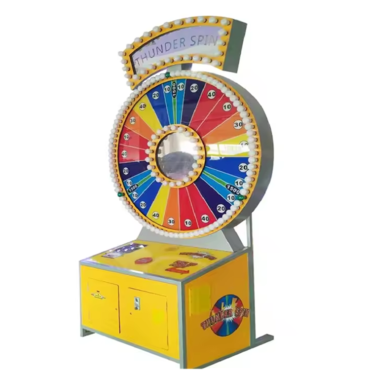 Coin Operated Arcade Super Spin N Win Lottery Redemption Game Machines For Amusement Park