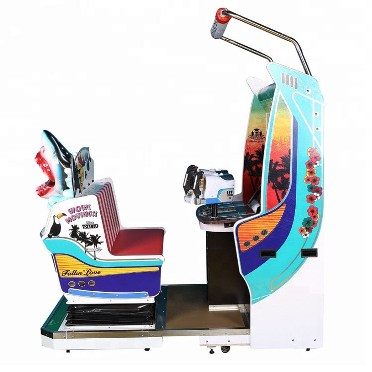 Coin Operated Let's Go Island Dynamic Laser Gun Shooting Video Game With Gun For Amusement Park