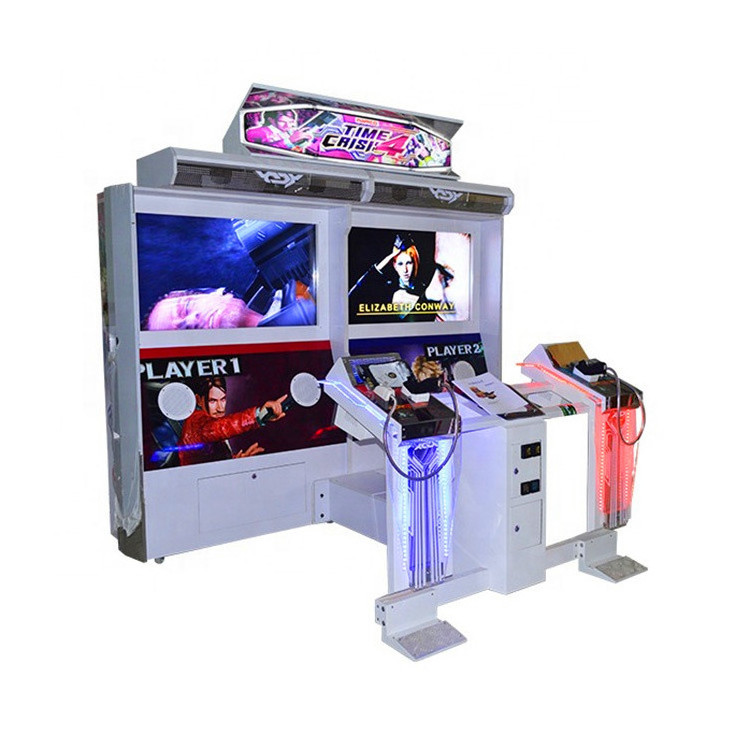 Coin Operated 2 Players Time Crisis 4 Shooting Video Gun Arcade Machine