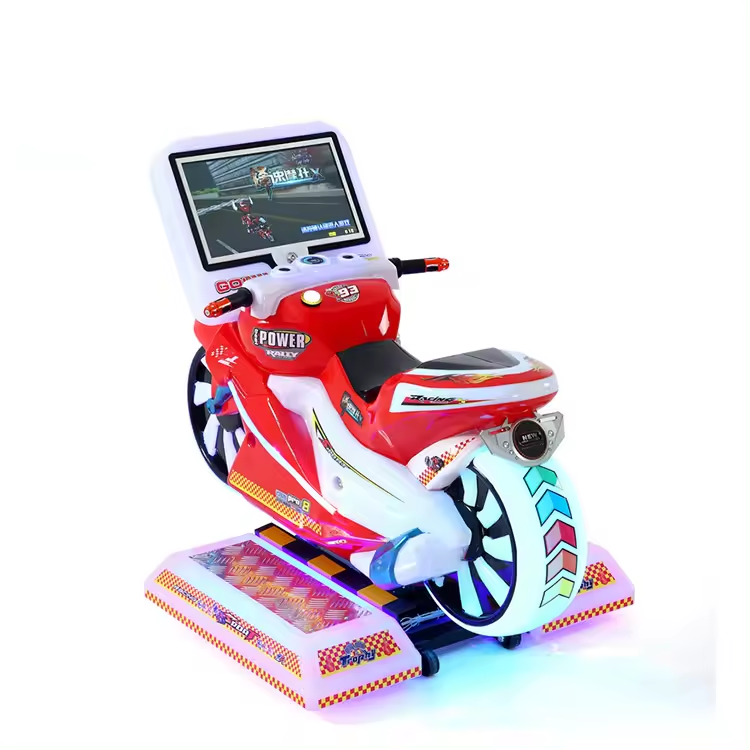 Crazy Racing Car Moto Ride On Game Machine Plastic Kiddie Ride on Motorcycle