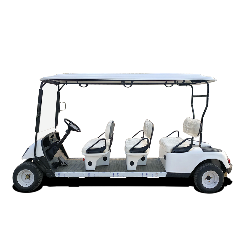 Airport use shuttle bus 30km/h Maximum speed super long 6 seats electric golf carts for tourist