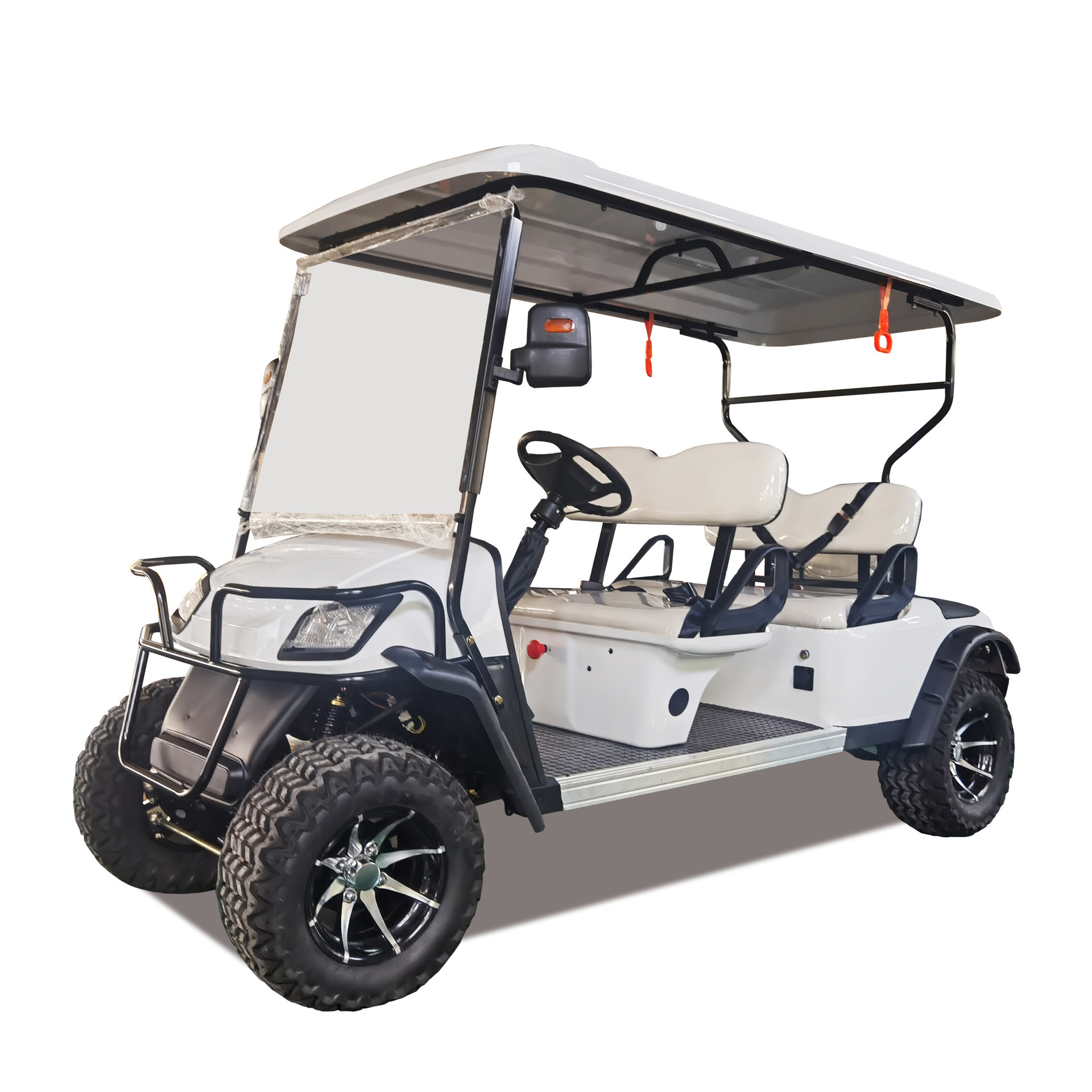 4 Seater Champagne Electric golf cart (LT-A4+2),60V/3.0kw,CE