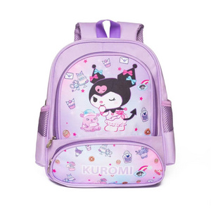 New Cartoon Children's Cute Kuromi Melody Kitty cinnamon Dog Backpack Kindergarten School Bag sanrio backpack for kids