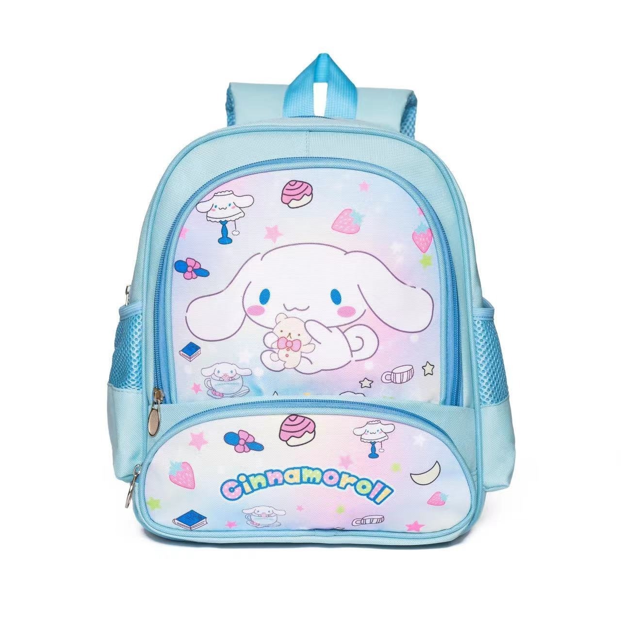 New Cartoon Children's Cute Kuromi Melody Kitty cinnamon Dog Backpack Kindergarten School Bag sanrio backpack for kids