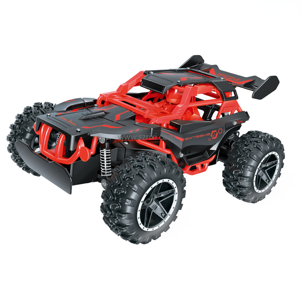 JJRC Q155 Big Wheel Monster 2WD RC Truck 2.4GHz All Terrain Off Road 15KM/H High Speed RC Racing Car RTR for Kids RC Car Toys