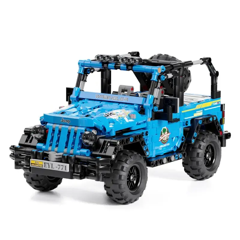 Gobricks High-Tech MOC APP Jeeps Compatible Off-road Car Bricks Kids Toys Christmas Gifts Technical Building Blocks Sets