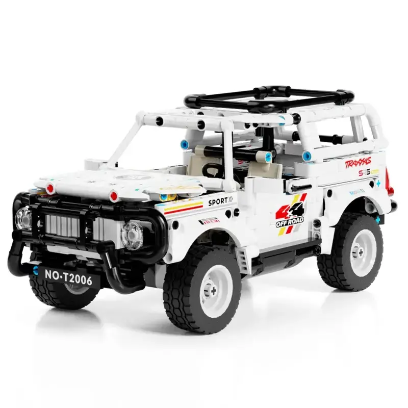 Gobricks High-Tech MOC APP Jeeps Compatible Off-road Car Bricks Kids Toys Christmas Gifts Technical Building Blocks Sets