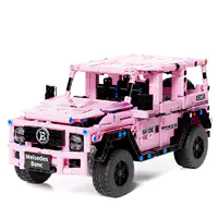 Gobricks High-Tech MOC APP Jeeps Compatible Off-road Car Bricks Kids Toys Christmas Gifts Technical Building Blocks Sets