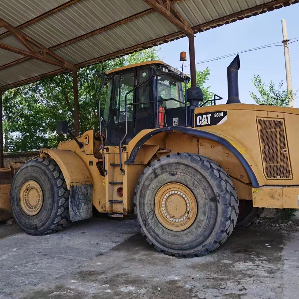 High Performance Used Caterpillar Wheel Loader 980H For Sales Bucket Capacity 6.1 m3  Load Capacity 8 Ton