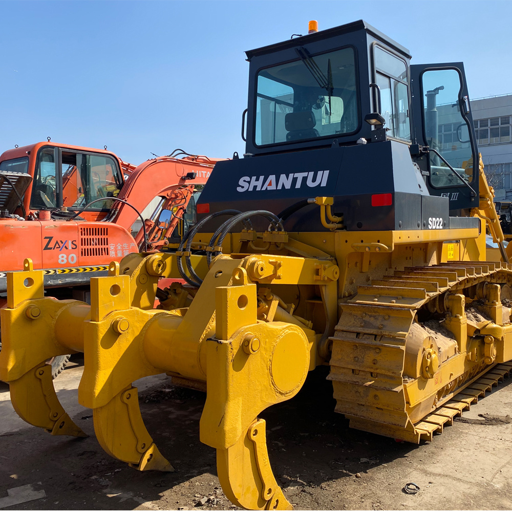 Used Construction Machinery Shantui SD22 Bulldozer For Sales Second-hand Crawler Type Bulldozer Price Lower