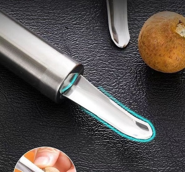 Hot Sale Excellent Useful Stainless Steel Kitchen Gadget Digging Spoon Tools For Removing Fruit Pits