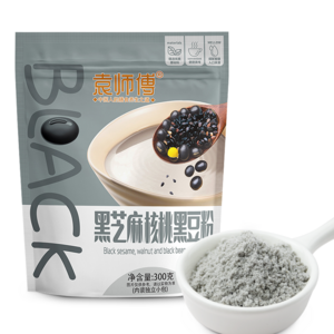 Wholesale 300g Black Sesame Paste Mulberry Walnut Black Bean Black Rice Powder As Breakfast Powder