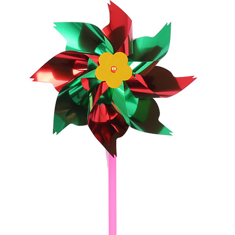 Wholesale Customized Printed Cheap Plastic Windmill Toy Pinwheel Toy Plastic Garden Decoration Windmill