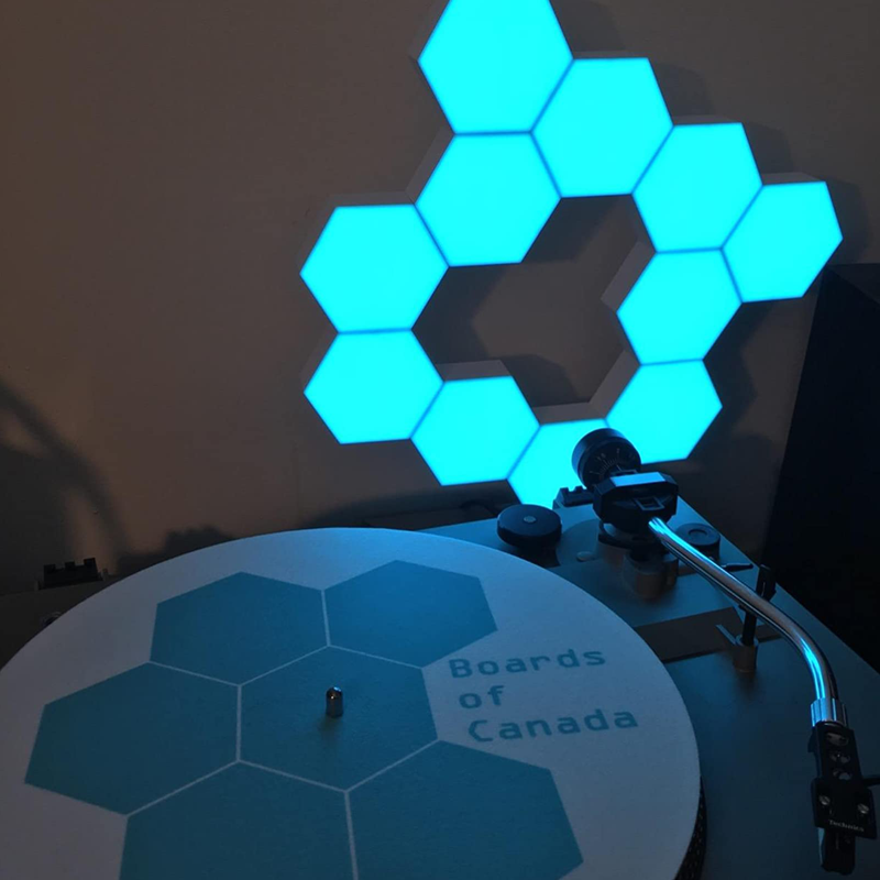 DIY Tuya App Hexagon Wall Light Led Panel Modular Gaming Hexagon Lights For Bedroom Children Room