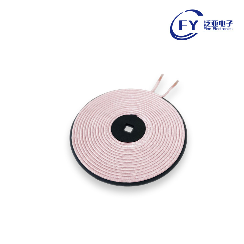 Plastic Charger Qi Wireless Charging High Precision Flat Motor Processing Spring Rifid Air Core Coil Inductor Made In China