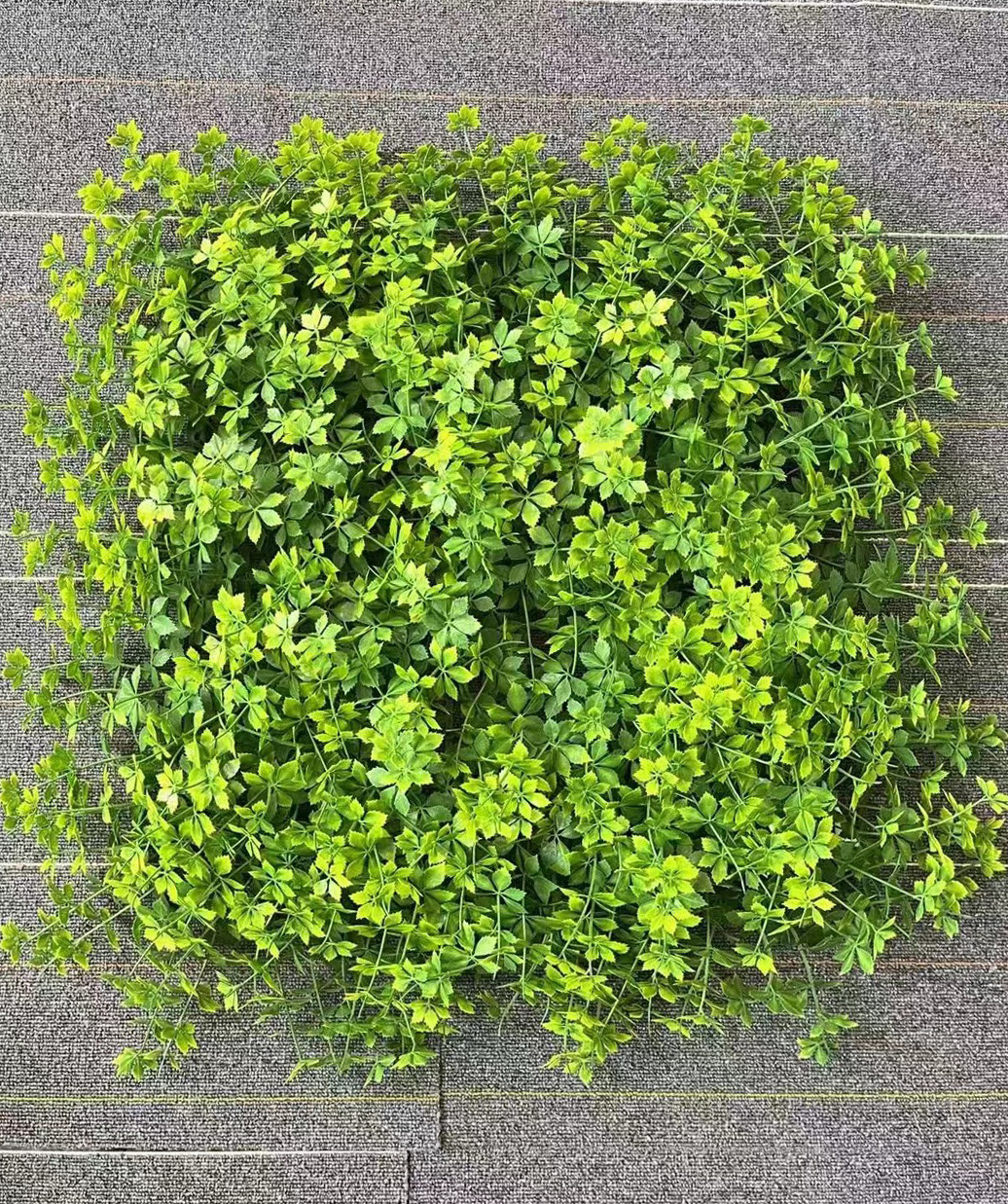 Anti-UV Plastic Artificial Hedge Boxwood Panels Green Plant Vertical Garden artificial leaf Wall For Indoor Outdoor Decoration