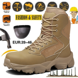 Work Safety Shoes Men Black Shoes Safety Boots for Men Indestructible Work Sneakers Protective Steel Toe Shoe zapatos mujer