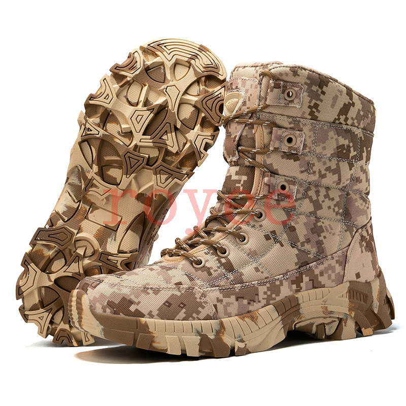 2024 New Breathable Desert Working Men shoes Mesh Boots Men outdoor Lightweight Hiking Boots Work Safety Boot