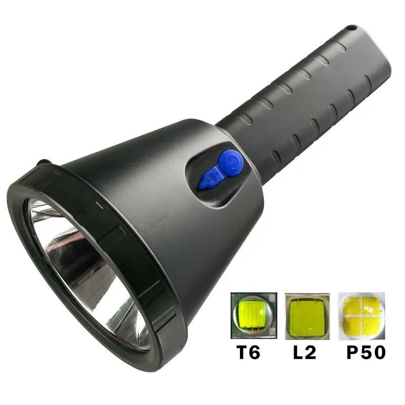 New Strong Flashlight Outdoor Handheld Searchlight LED Flashlight High Power Flashlight