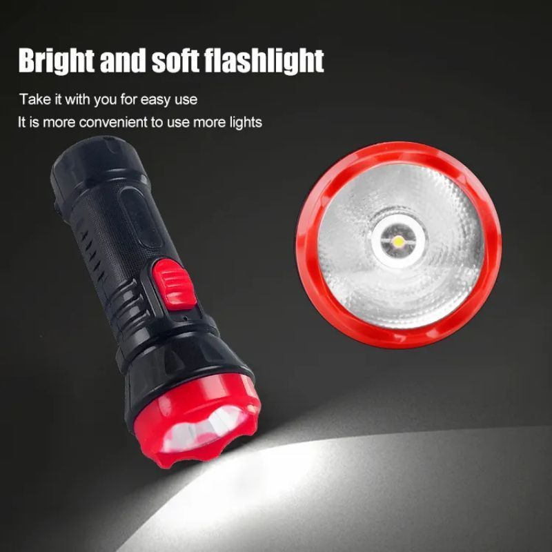 LED Strong Light Emergency Flashlight Household Rechargeable Hotel Guesthouse Outdoor Small Flashlight