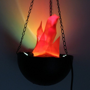 Halloween Bar Decoration Props Chandelier Simulation Flame Lights Decorative Fire Pit Lights Electronic Fire Pit Lights