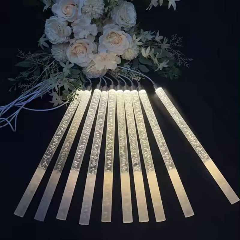 Wedding Props Netflix Acrylic Stick Chandelier Music Restaurant Bar Site Ceiling Window Decorative Lights