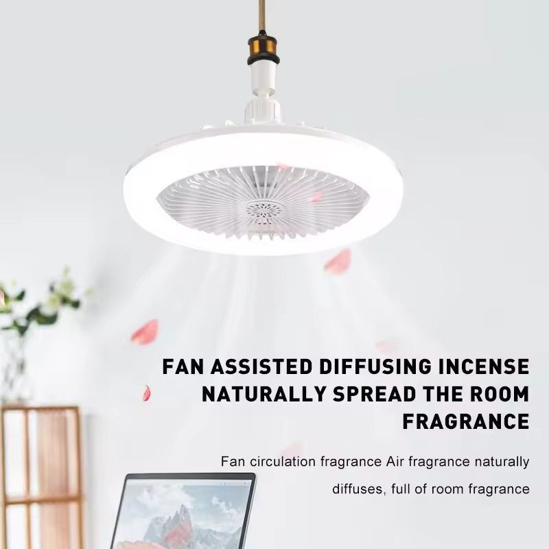 New LED Light Bulb E27 Screw Suction Hanging Dual Purpose Fan Light Ceiling Mounted Ceiling Fan Kitchen Bathroom Balcony Lights