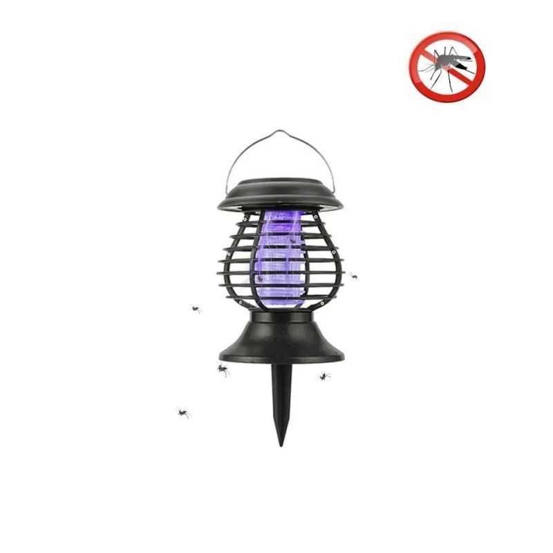 Pest Control Lamp Portable Bug Zapper Mosquito Killer Lamp Waterproof Solar Power UV Mosquito Trap