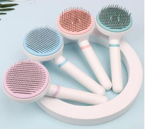 Self Cleaning Rotate Pet Grooming Massage Dog Cat Shedding Slicker Hair Remover Comb Brush