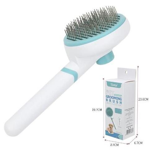 Self Cleaning Rotate Pet Grooming Massage Dog Cat Shedding Slicker Hair Remover Comb Brush