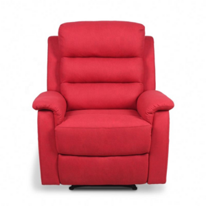 Modern European Style Whole Sale Recliner Sofa Living Room cheap sofas Red Fabric Manual Recliner Chair