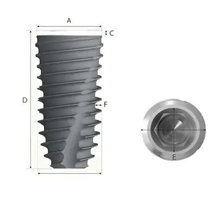 Factory supply price Implant Dental Unit Sla Surface Implant System Dental