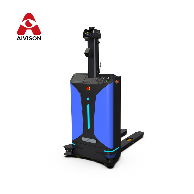 Aivison AGV robot for pallet warehouse battery mobile pallet jack transfer trolley automatic pallet truck stacker forklift