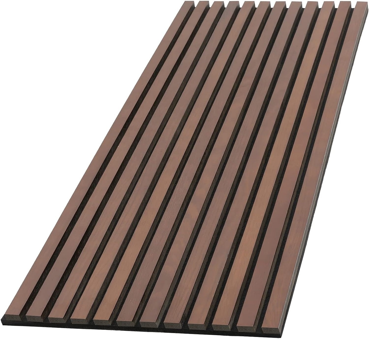 Luxury Acoustic Wood Slat Panels for Wall and Ceiling Decor 3D Sound Proof Fluted Wood Veneer Paneling