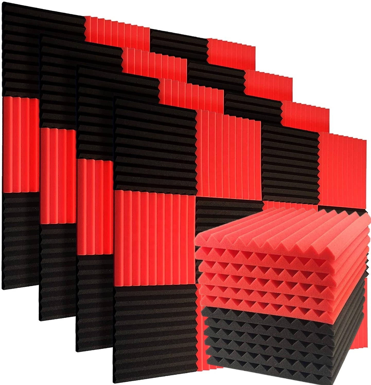 Acoustic Panels Soundproof Studio Foam for Walls Sound Absorbing Panels Sound Insulation Wedge for Studio