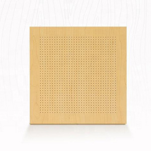 micro perforated sound absorbing wall cladding wood panel series Guangzhou 3d Model Design