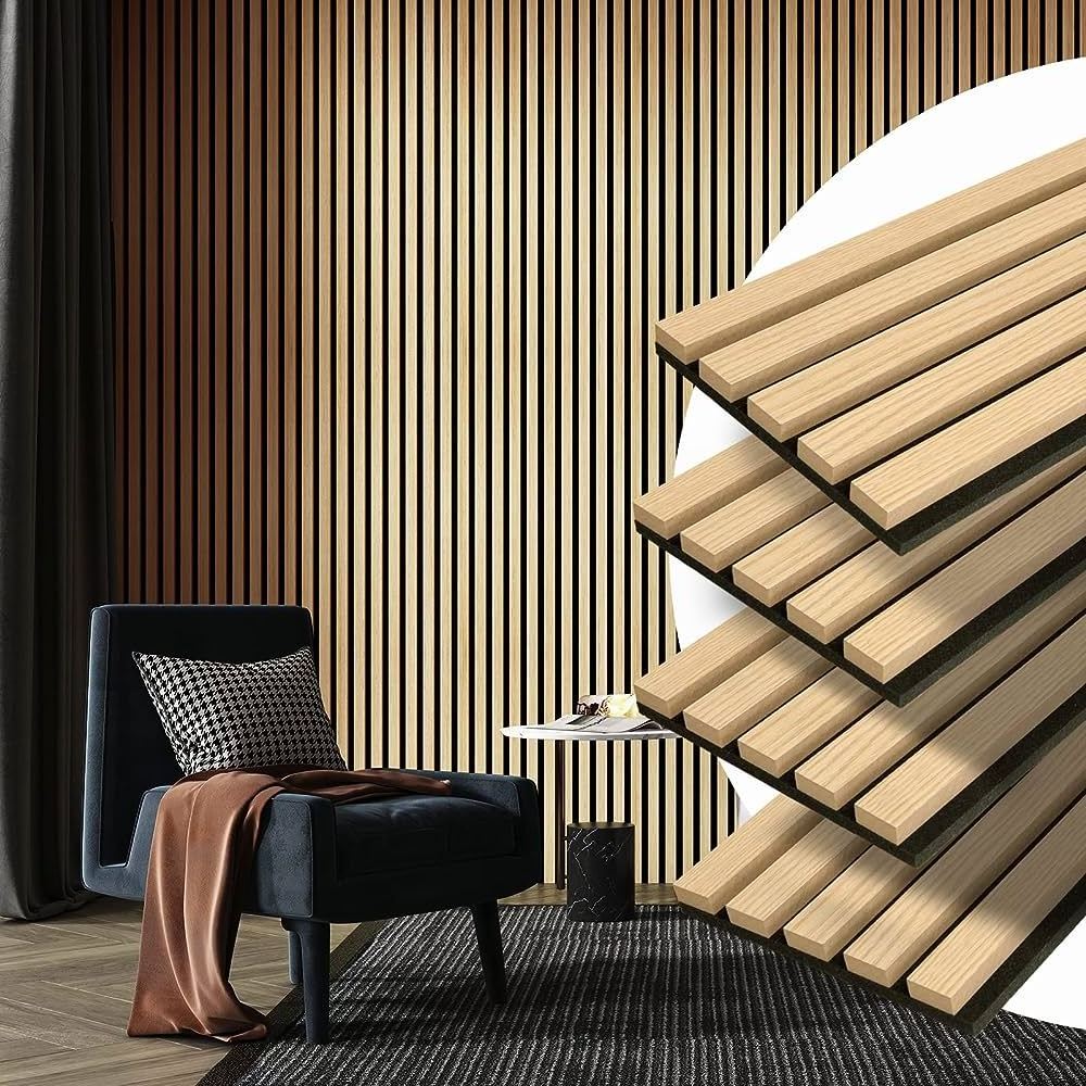 Headboard Decorative Board 3D Wand PVC Solid Wood Cladding Sheet Decor Wall Panels for House