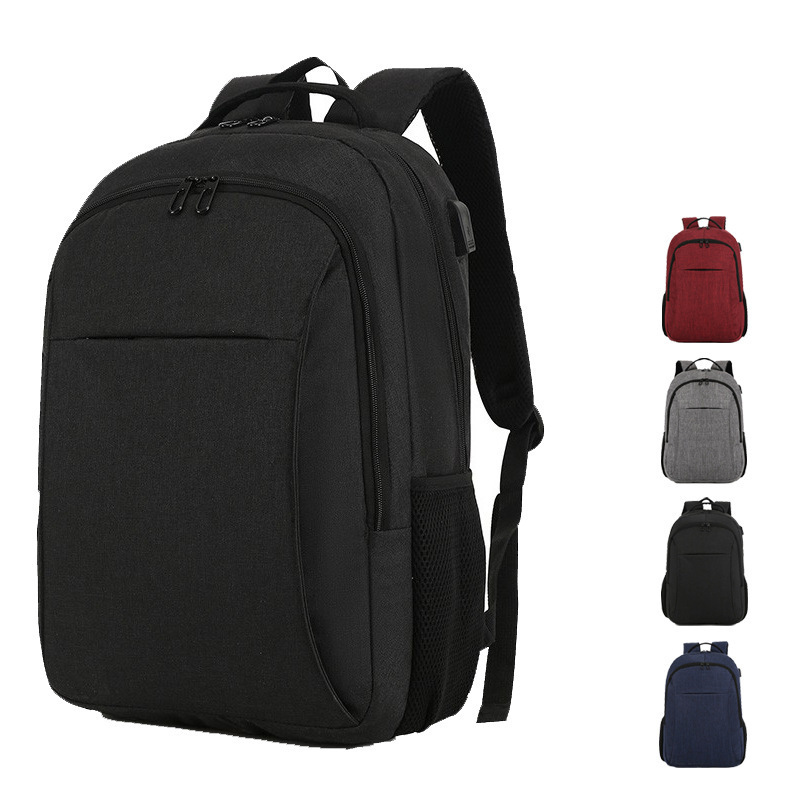 Large Capacity Travel Computer Bag Mens Printed School Business Laptops Backpack With Usb Charger Port