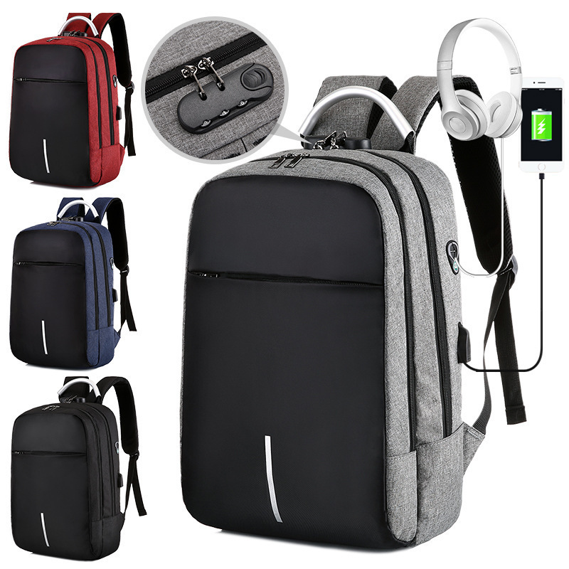 custom logo pack bags laptop backpack with usb charger port mainten backpack laptop 17 inch