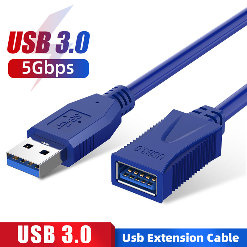 USB 3.0 Extension Cables 5gbps High Speed USB3.0 Male to Female Data Sync Transfer Extender Cable For TV Mouse Laptop 3m cable