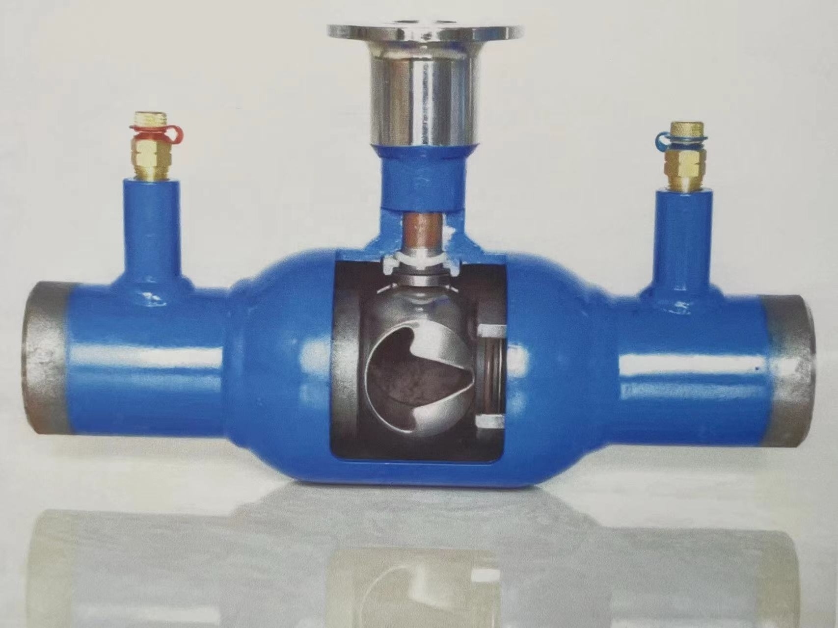 STAINLESS STEEL SOFT SEAL BALL VALVE Q61F DN 100 WATER/GAS WITH LOW PRESSURE MEDIUM TEMPERATURE PRODUCED IN LIAONING