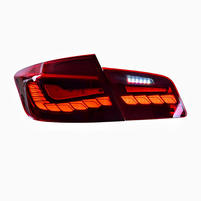 CY for High quality products for BMW 5 Series F10 F18 taillight 2011-2017 5 Series F10 Dragon Scale red taillights rear lights