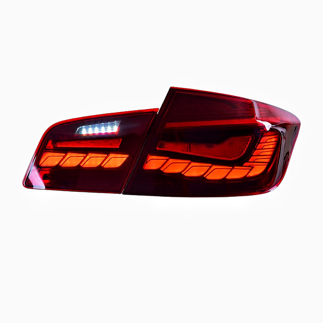 CY for High quality products for BMW 5 Series F10 F18 taillight 2011-2017 5 Series F10 Dragon Scale red taillights rear lights