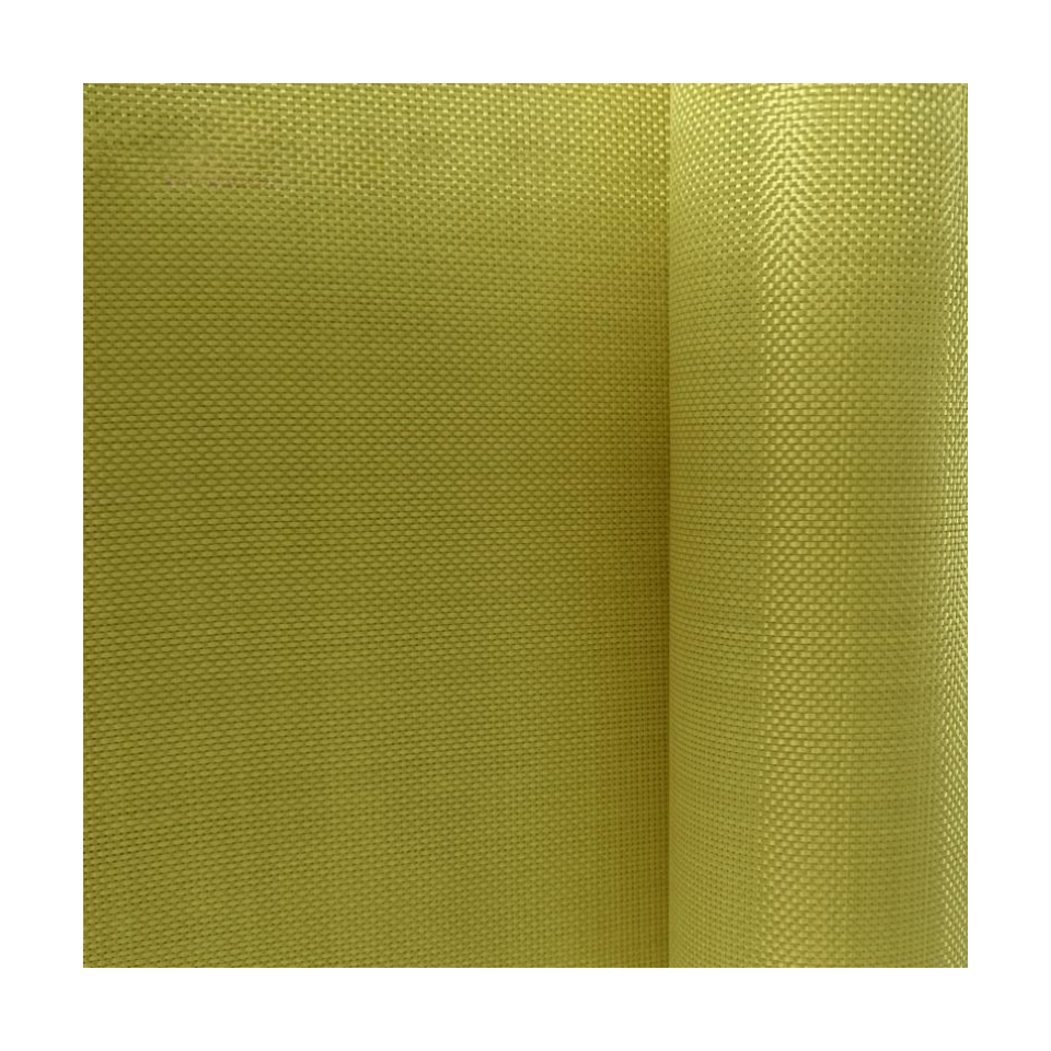 puncture-proof  Fabric Product Type 1000d 120g Plain Woven Kevlars Fabric Yellow 100% Para Aramid In-stock Items