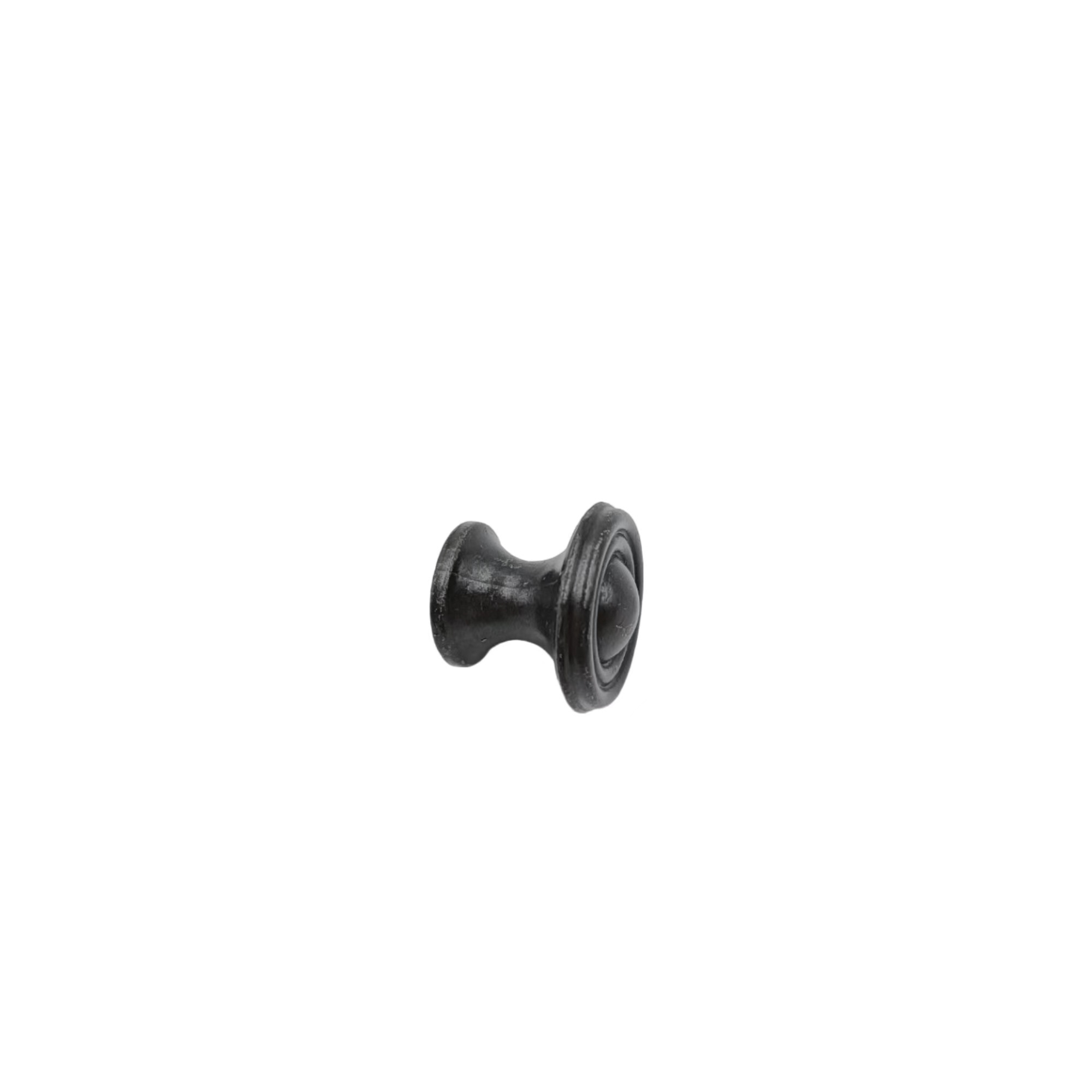 Circular black retro classic cabinet hardware alloy decorative handle, indoor door handle zinc alloy product